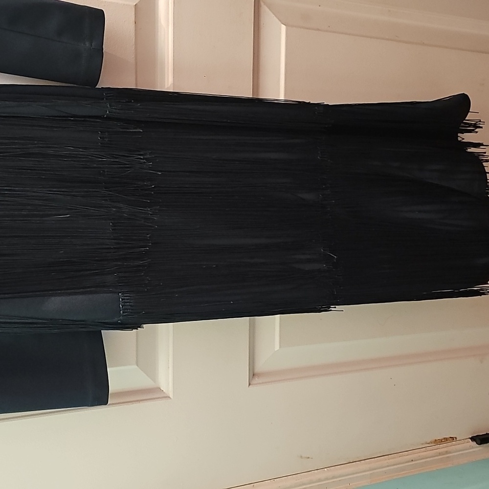 SHEIN Dark Green Long Sleeve Dress - Picture 7 of 8